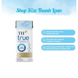 Combo 3 lốc 12 hộp sản phẩm dinh dưỡng công thức sữa tươi 180ml th true formula.