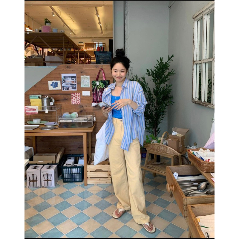 Áo sơ mi kẻ StyleKorean 6121.1 🇰🇷