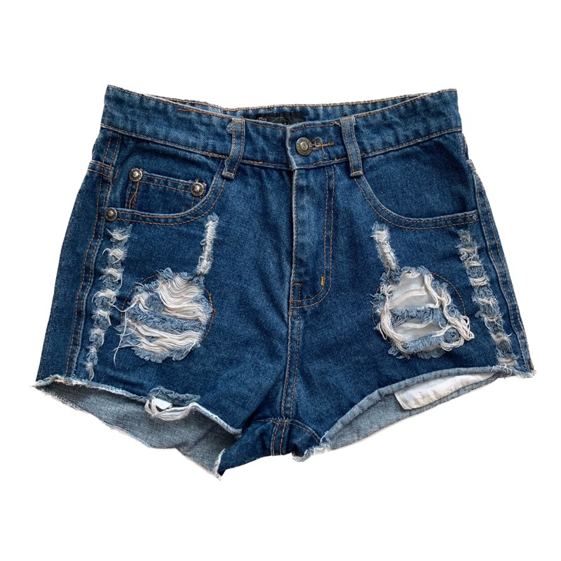 quần đùi jean nữ 2hand, quần short lưng cao 2hand, hàng si giá rẻ