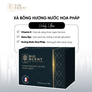 Xà Bông Sigscent Hương Nước Hoa Pháp Woody Urban 90g