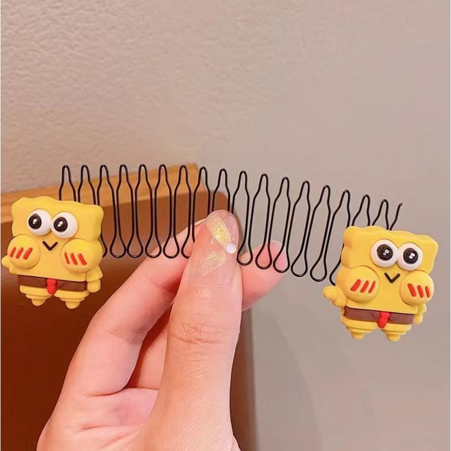 Xược Chải Tóc Mái Ẩn Tàng Hình Họa Tiết Gấu Trúc Dâu Tây Dễ Thương