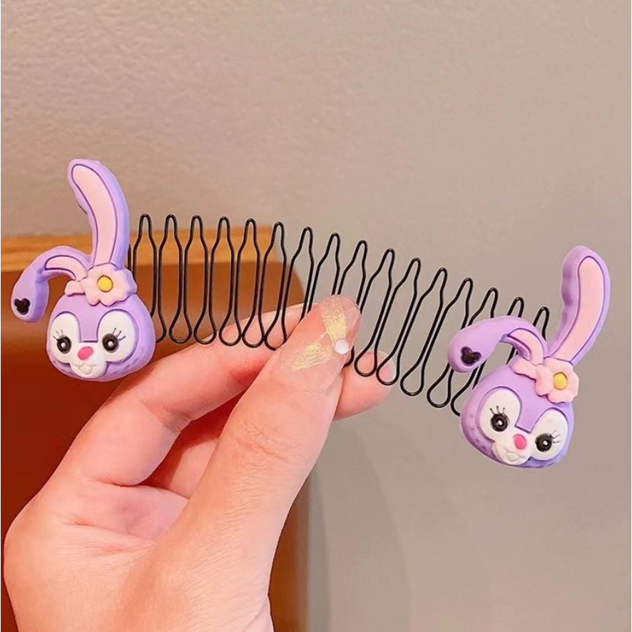 Xược Chải Tóc Mái Ẩn Tàng Hình Họa Tiết Gấu Trúc Dâu Tây Dễ Thương