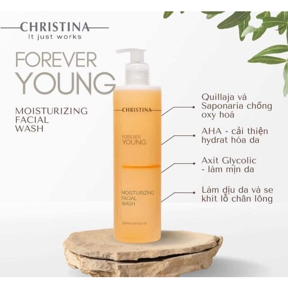 Sữa rửa mặt christina 300ml
