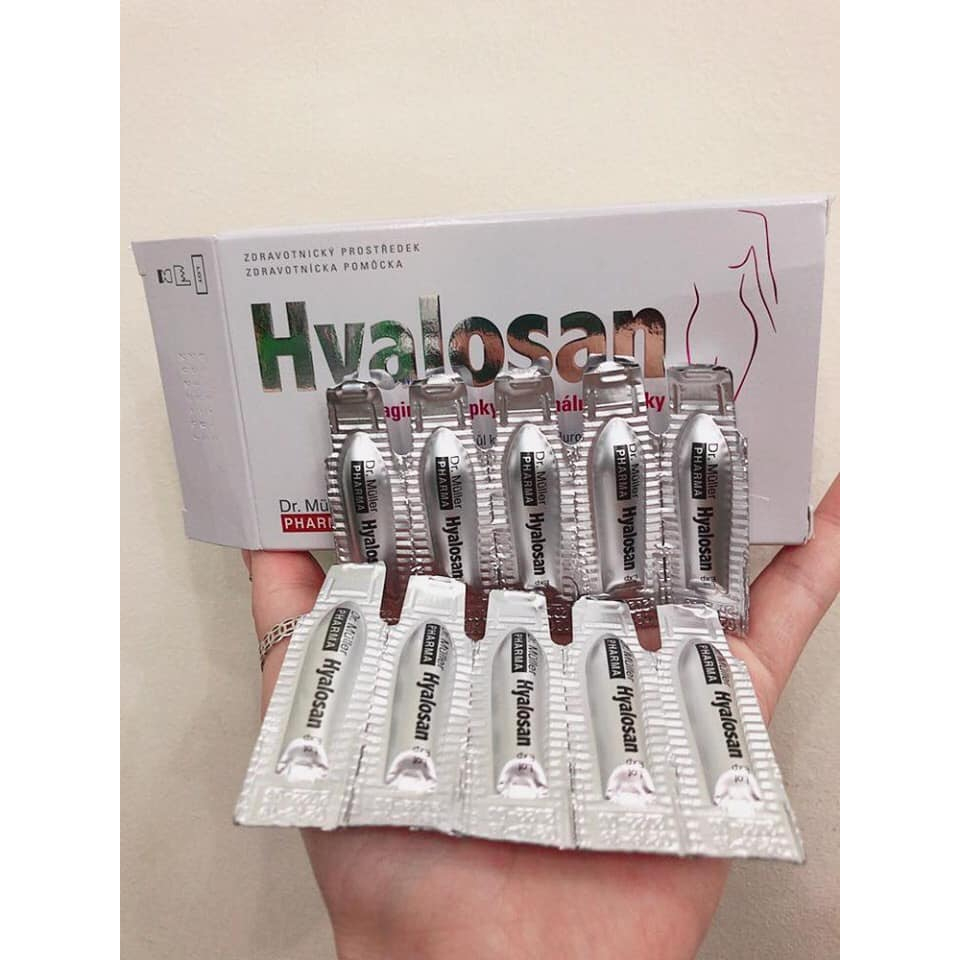 Hộp Hyalosan hộ trợ giảm khô, se khít