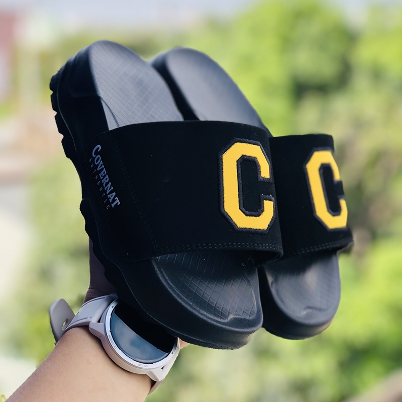 Dép Chữ C nam nữ , Dép Covernat quai ngang Full màu, đế cao 4cm chống trượt-Hàng loại 1 Ladystore