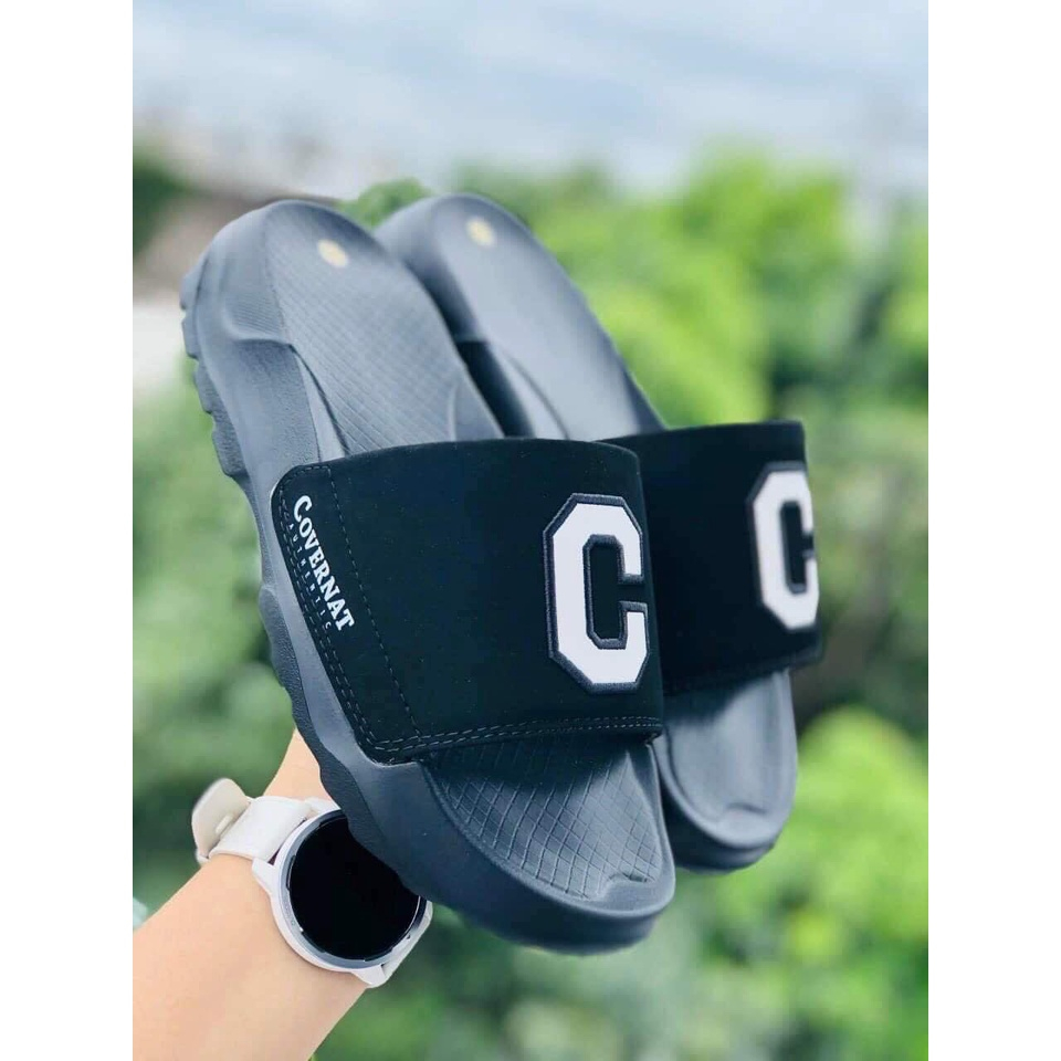 Dép Chữ C nam nữ , Dép Covernat quai ngang Full màu, đế cao 4cm chống trượt-Hàng loại 1 Ladystore