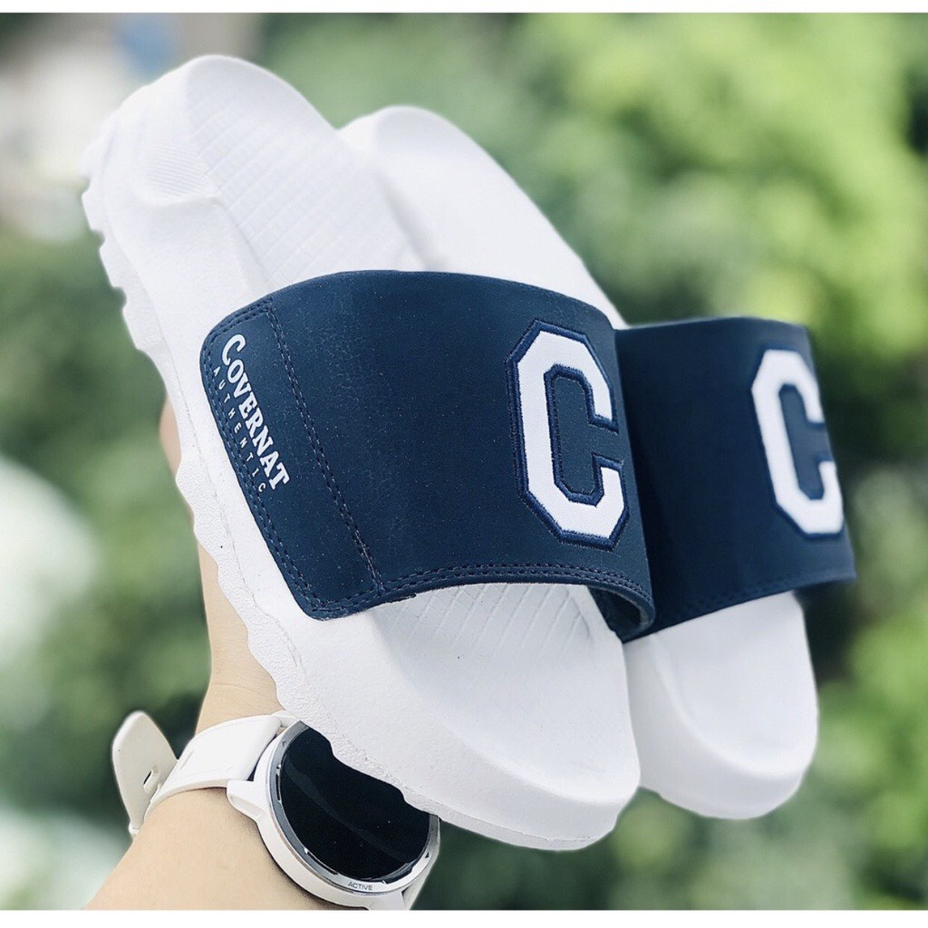 Dép Chữ C nam nữ , Dép Covernat quai ngang Full màu, đế cao 4cm chống trượt-Hàng loại 1 Ladystore