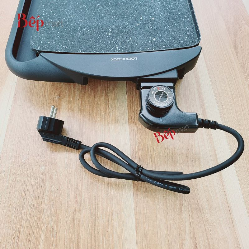 Bếp Nướng Điện LocknLock Electric Grill EJG231, mặt bếp đá hoa cương, 5 chế độ chỉnh - bepmart - hàng chính hãng
