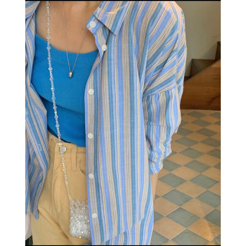 Áo sơ mi kẻ StyleKorean 6121.1 🇰🇷