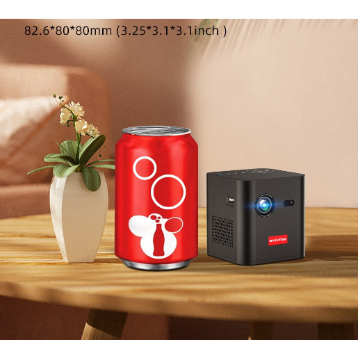 Máy chiếu mini 3D BYINTEK P19 Pro Full HD 1080P 4K 2023 tích hợp pin cực nhỏ đem đi du lịch dã ngoại bảo hành 12 tháng