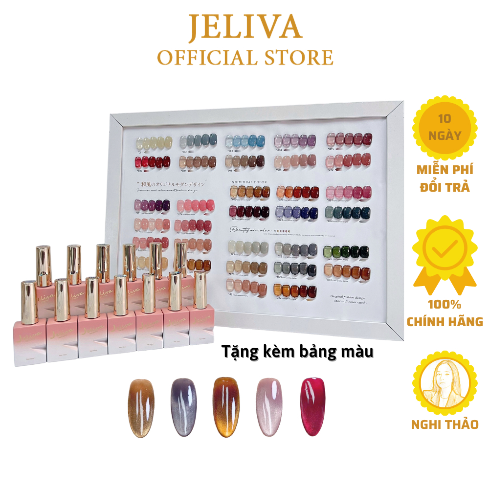 Set sơn gel thạch JELIVA 32 màu