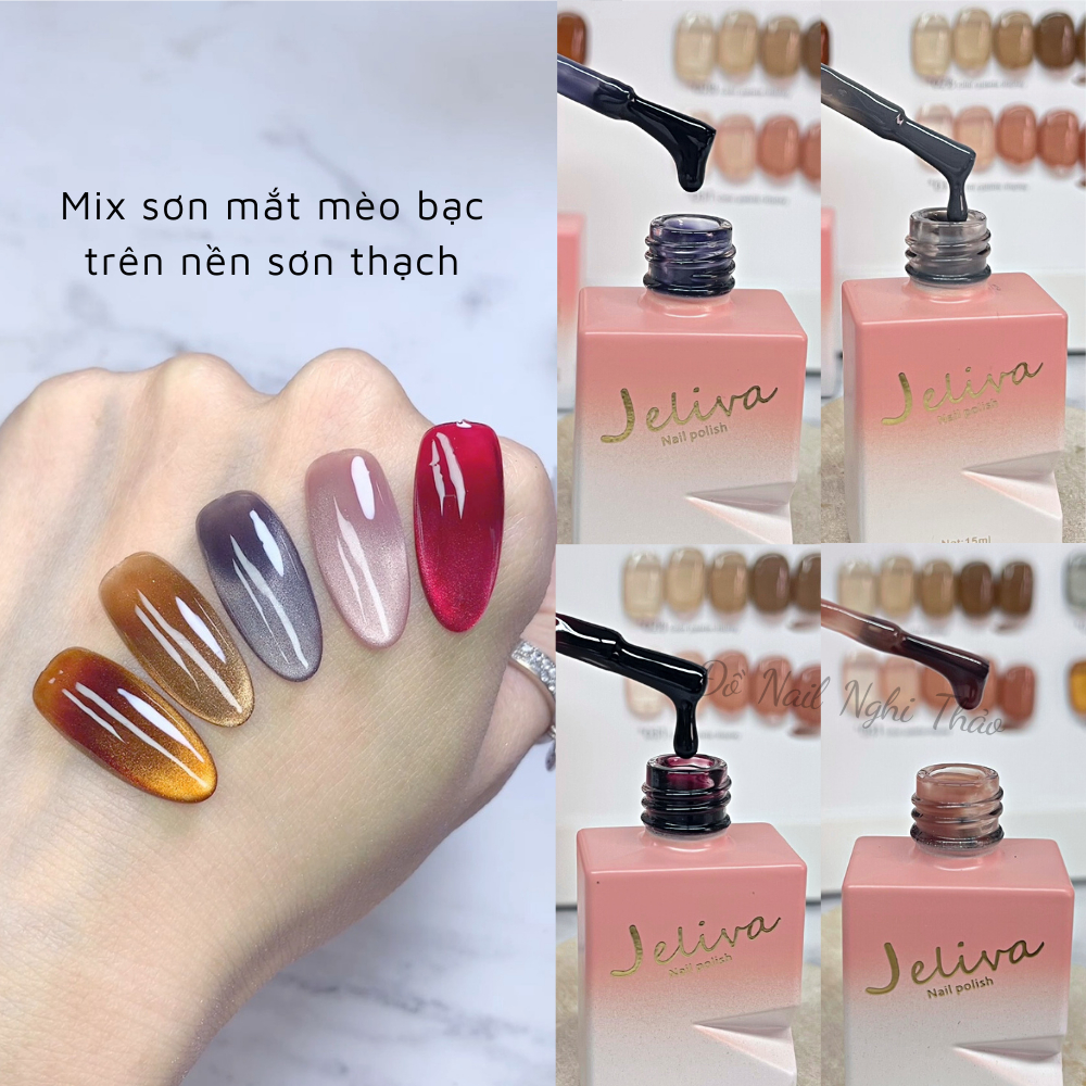 Set sơn gel thạch JELIVA 32 màu