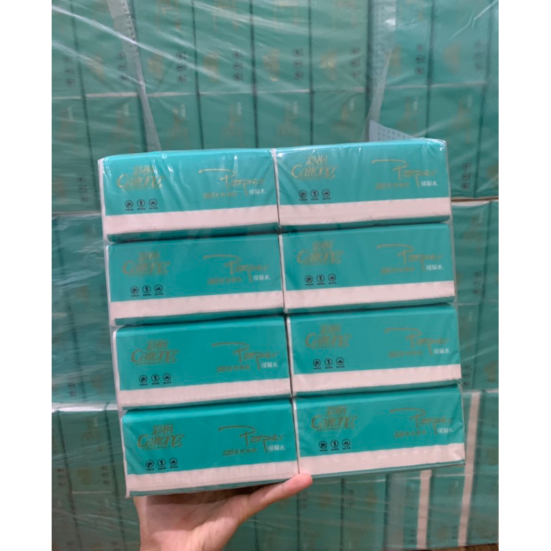 Giấy ăn CaiTong xanh cao cấp siêu Dai dày Nội địa Trung