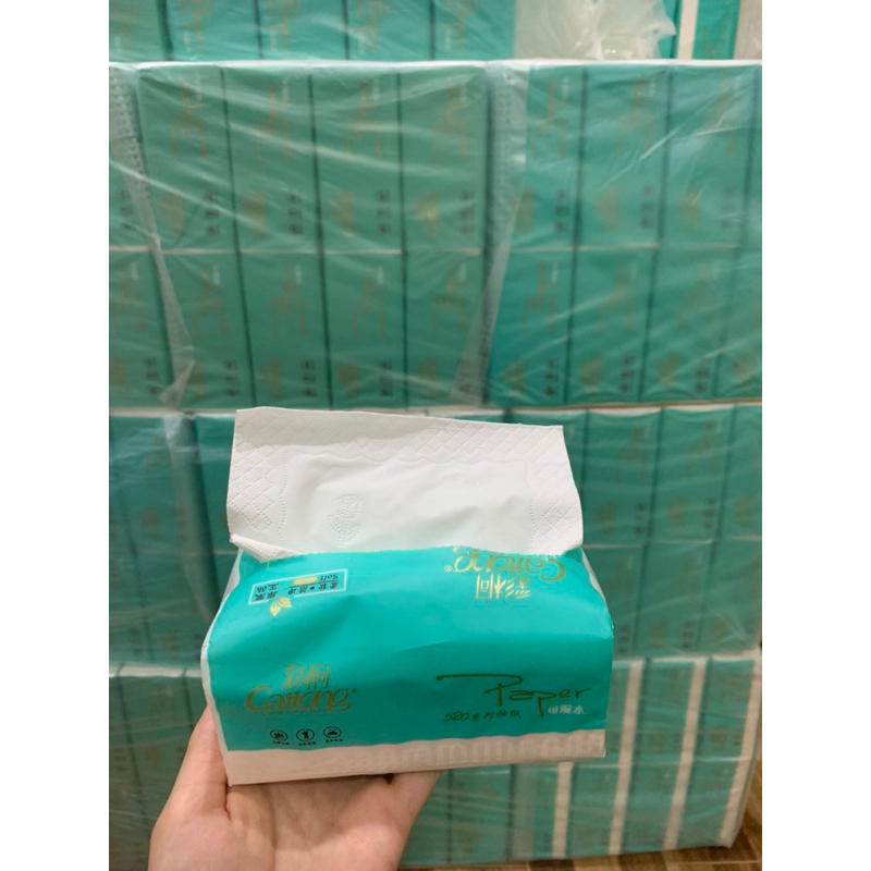 Giấy ăn CaiTong xanh cao cấp siêu Dai dày Nội địa Trung