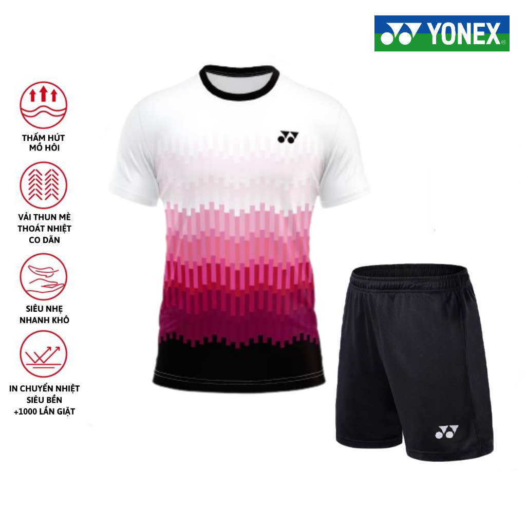 Áo cầu lông, quần cầu lông Yonex chuyên nghiệp mới nhất sử dụng tập luyện và thi đấu cầu lông M1S15