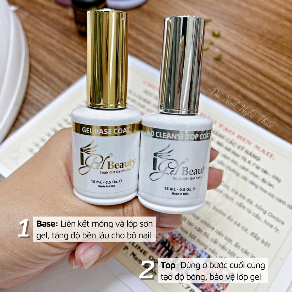 Base top IGEL chính hãng 15ml NGHI THẢO