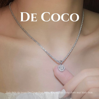 Dây chuyền nữ De Coco Julia trái tim lấp lánh (kèm Túi giấy + Hộp + Thiệp) DECOCO ACCESSORIES