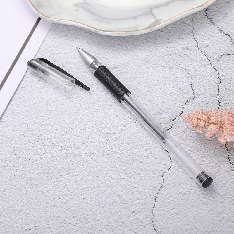 Bút bi nước văn phòng mực gel 0.5mm mực đều nét chữ đẹp màu đen