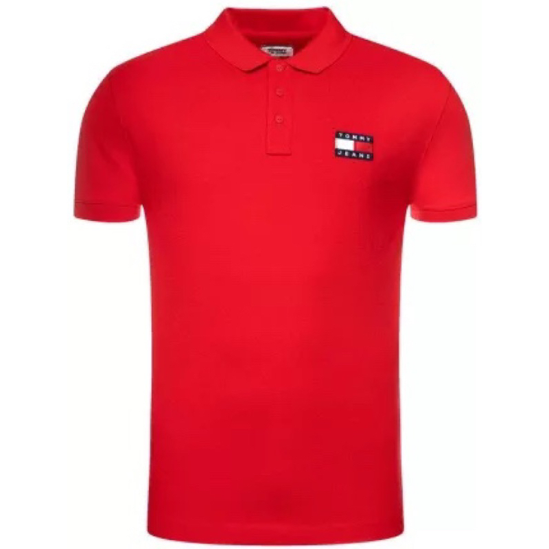 ÁO THUN POLO NAM TOMMY JEANS REGULAR FIT TOMMY BADGE POLO RED SIZE M