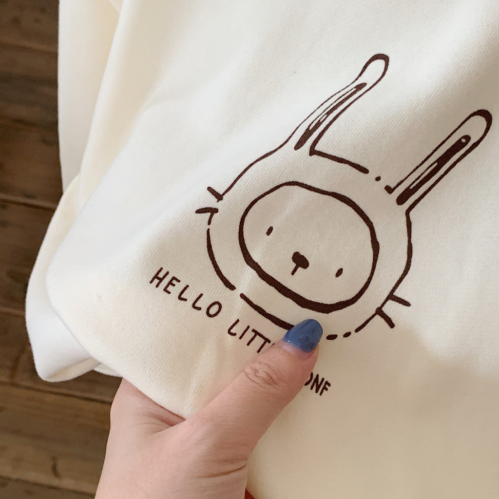 Áo nỉ da cá bé gái loại đẹp hàng Quảng Châu Kunkun - Áo nỉ cho bé gái bé trai