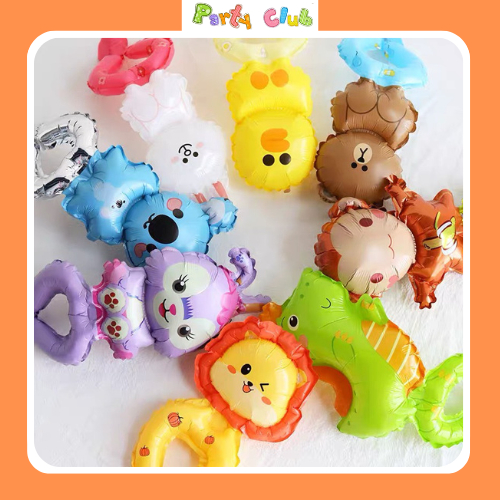 Bong bóng hình thú đeo cổ tay cho bé trang trí sinh nhật