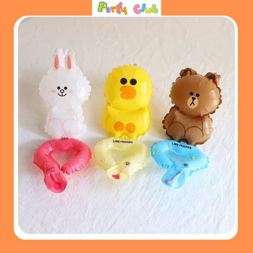 Bong bóng hình thú đeo cổ tay cho bé trang trí sinh nhật