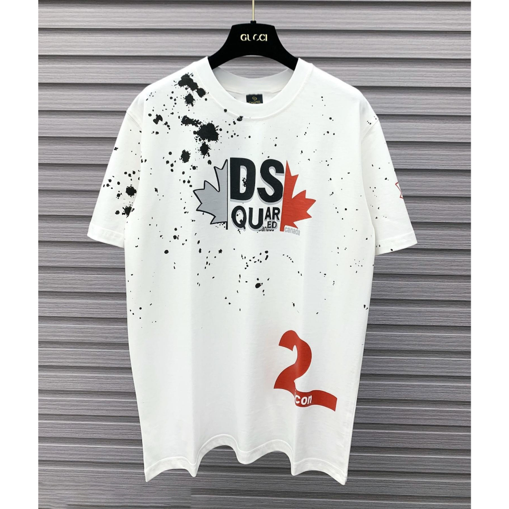 Áo phông DSQ2 icon nam nữ Premium Cotton co giãn 4 chiều, hàng cao cấp dáng form rộng tay lỡ hottrend.