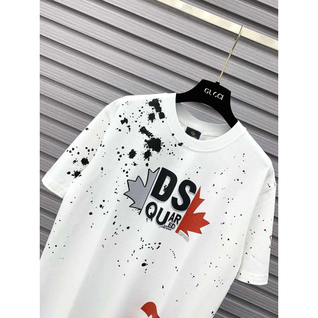 Áo phông DSQ2 icon nam nữ Premium Cotton co giãn 4 chiều, hàng cao cấp dáng form rộng tay lỡ hottrend.