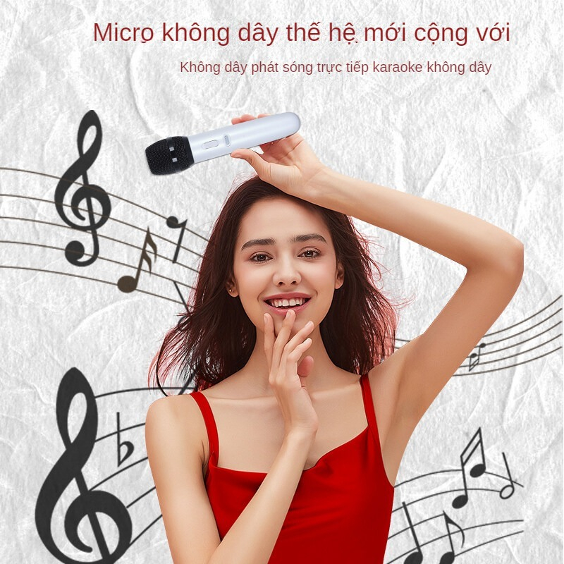 SUPERADD Micro không dây 2.4G Micro cầm tay karaoke
