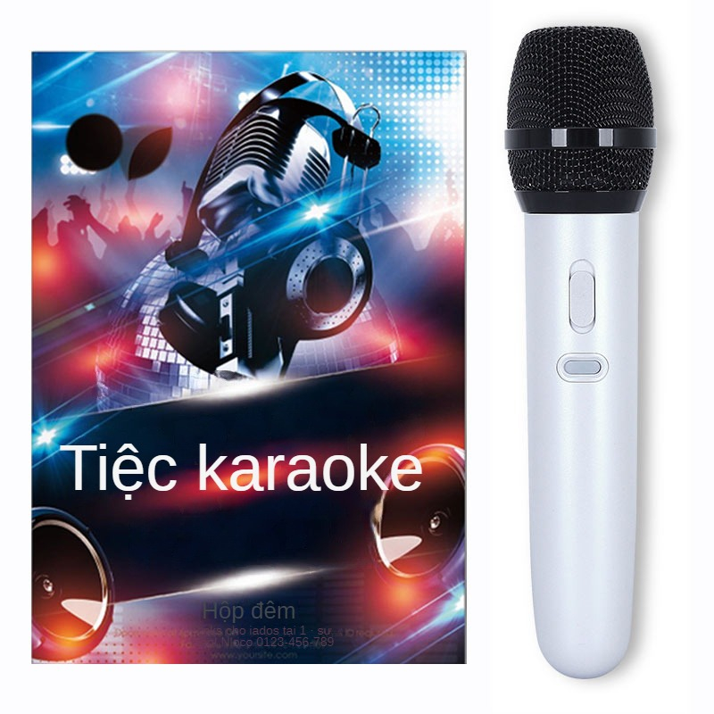 SUPERADD Micro không dây 2.4G Micro cầm tay karaoke