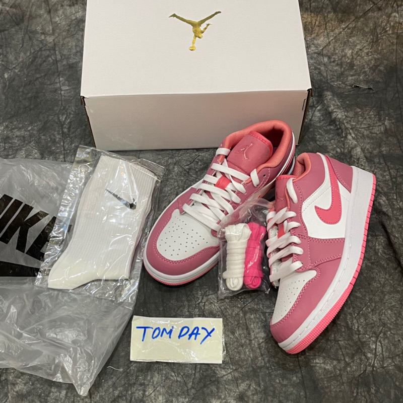 Giày Jordan 1 Low Desert Bery Màu Hồng Dễ Thương