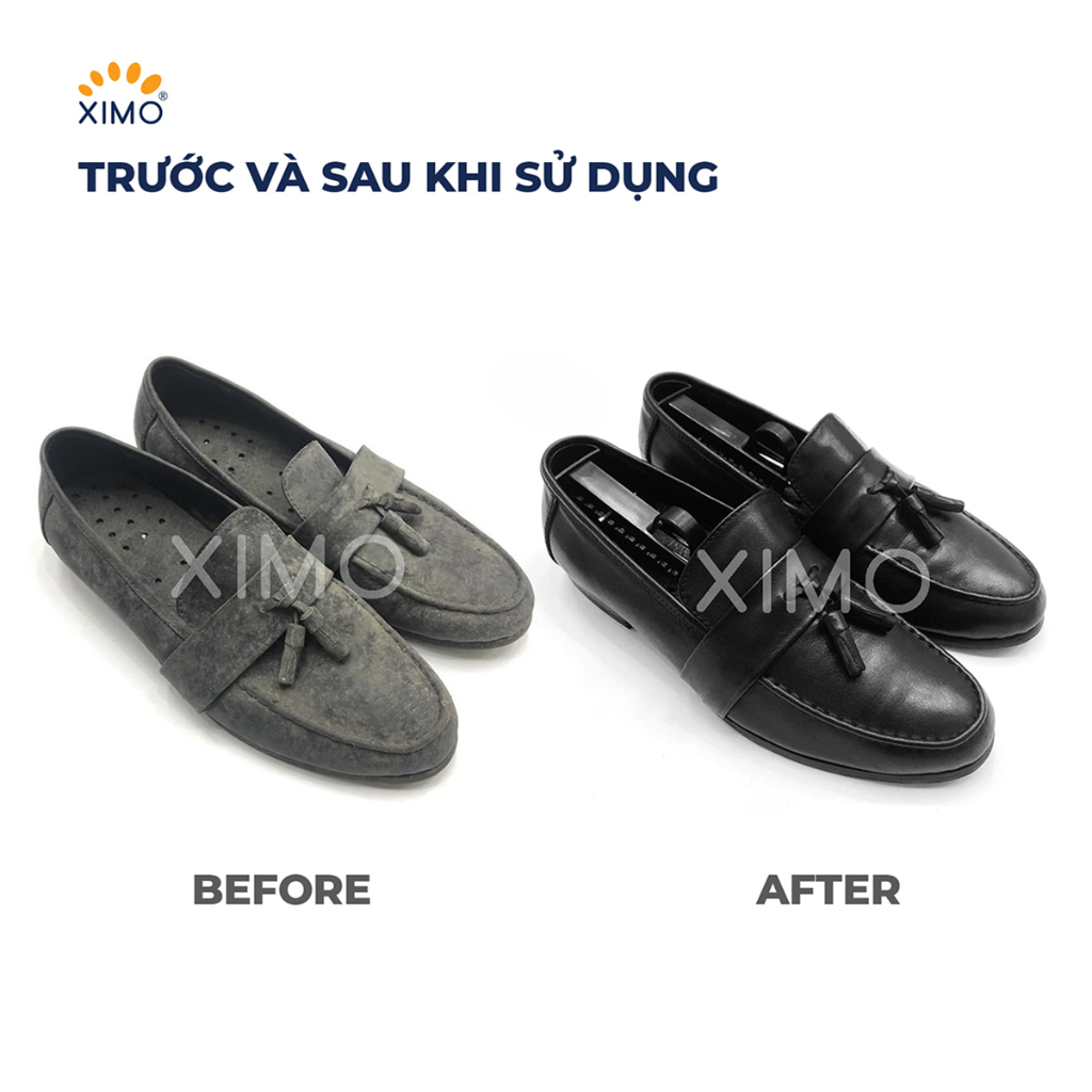 Xi đánh giày XIMO Shoe Polish dạng sáp giúp đánh bóng, bổ sung màu cho giày, đồ da XXI08 50ml