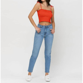 Quần Jean Cello Jean High Rise Slim Straight