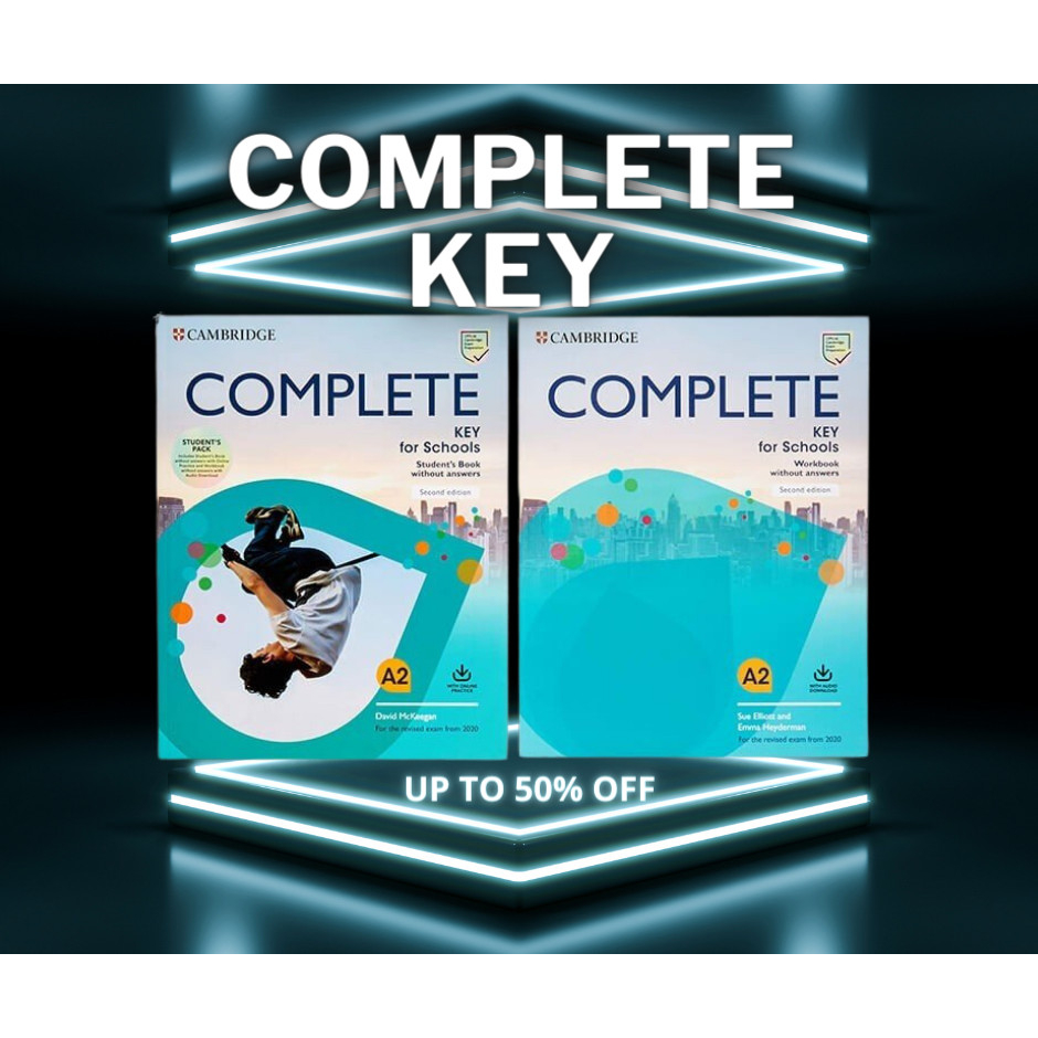 COMPLETE FOR SCHOOL KEY A2  & AUDIO IN MÀU SIÊU ĐẸP