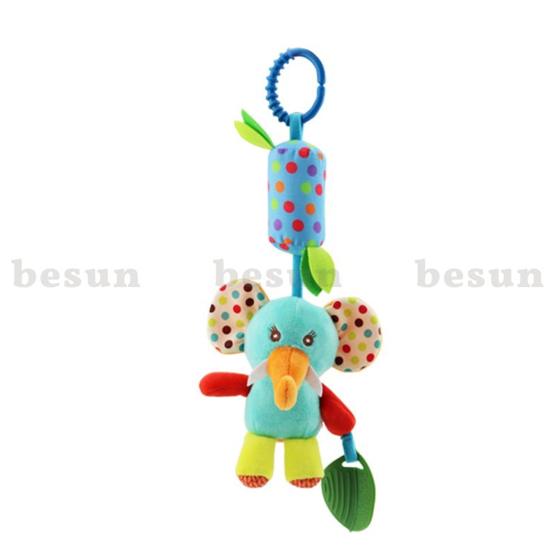 Đồ chơi nhồi bông treo nôi cũi BESUN kích thích thị giác cho bé sơ sinh