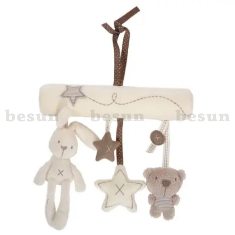 Đồ chơi nhồi bông treo nôi cũi BESUN kích thích thị giác cho bé sơ sinh