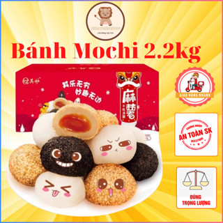 (Sỉ, Lẻ ) BÁNH MOCHI ĐÀI LOAN THÙNG 2.2 KG MIX 4 VỊ DATE MỚI