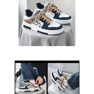 Giày Sneaker Nam Đế Cao Su Non, Giày Nam trend 2023-Tăng Chiều Cao Tự Nhiên