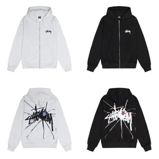 Áo Khoác Stussy Shattered Có Khóa Kéo Zip Viên Bi Bể Gương Cực Ngầu 100% CHÍNH HÃNG - CÓ SẴN