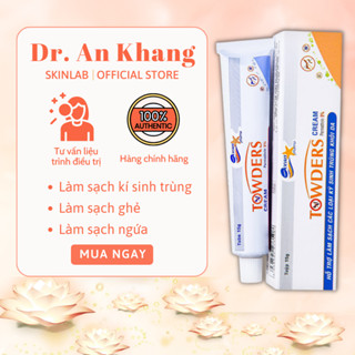 Kem bôi ghẻ Towder Cream loại bỏ các loại rận mu và làm sạch kí sinh trùng khỏi da Tuyp 15g - Dr. An Khang