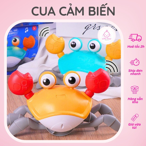 Đồ Chơi Cho Bé Cua Cảm Biến Tự Động Chạy Trốn Vui Nhộn Có Đèn Nhạc Sôi Động Cho Bé Chơi Đùa Chất Lượng Giá Tốt