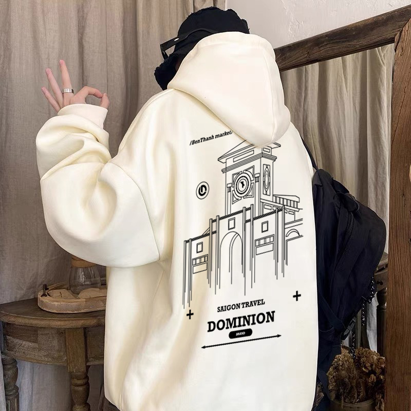 Áo hoodie nam nữ unisex cặp đôi local brand nỉ ngoại form rộng có mũ ulzzang hàn quốc cute zip chống nắng BẾN THÀNH