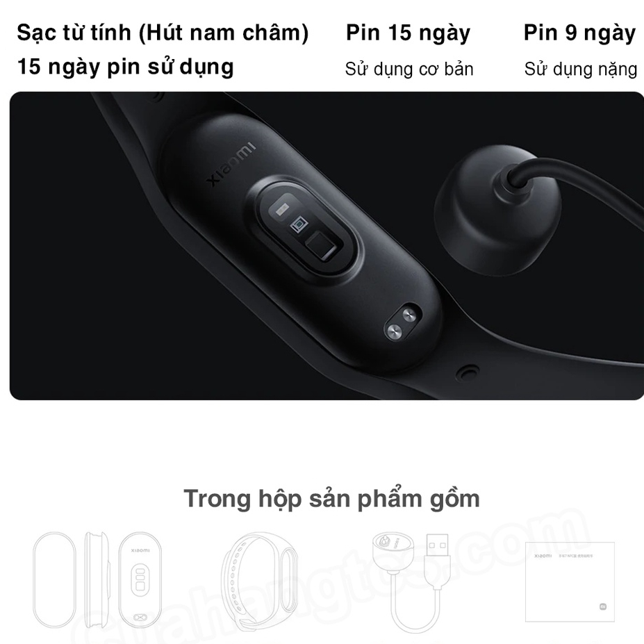 Vòng đeo tay thông minh XM MiBand 7 BHR4951GL - XM Miband8  M223B1-bản quốc tế