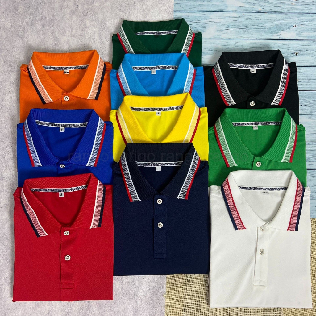 Áo polo nam  áo polo nam nữ độc quyền Cá sấu Thái cổ dệt vi tính hàng cao cấp