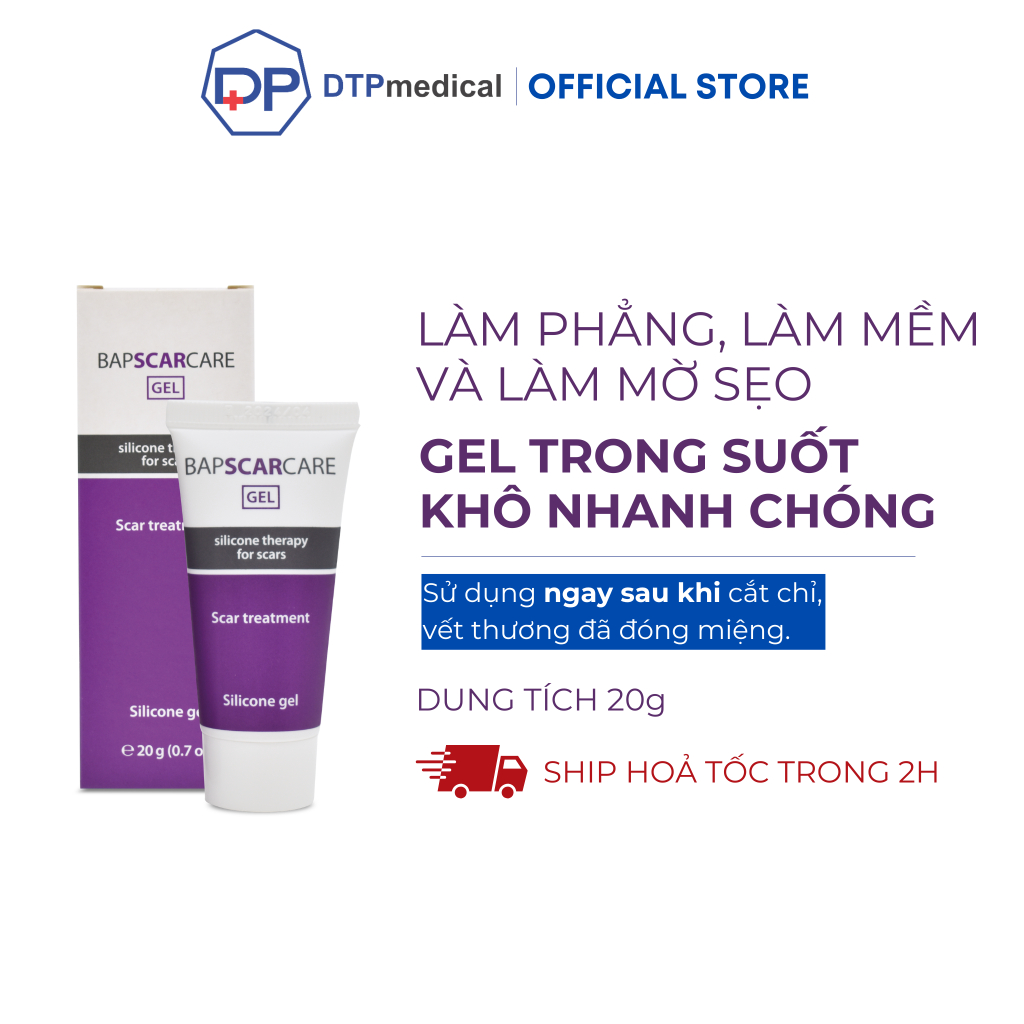 Kem giảm sẹo lồi, sẹo phì đại, sẹo bụng sau phẫu thuật - Bapscarcare