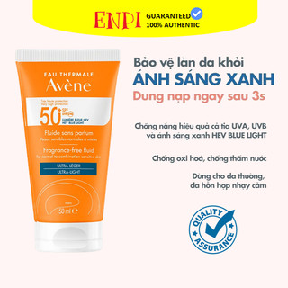 [EXP 1/25] Kem chống nắng Avene Dry Touch Fluide SPF50+ 50ml
