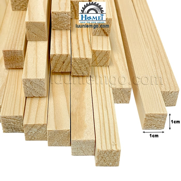 Thanh Gỗ Thông  Dài 13cm Đến 60Cm  Được Bào Mịn Các Cạnh. Sử Dụng Làm Đồ Handmad