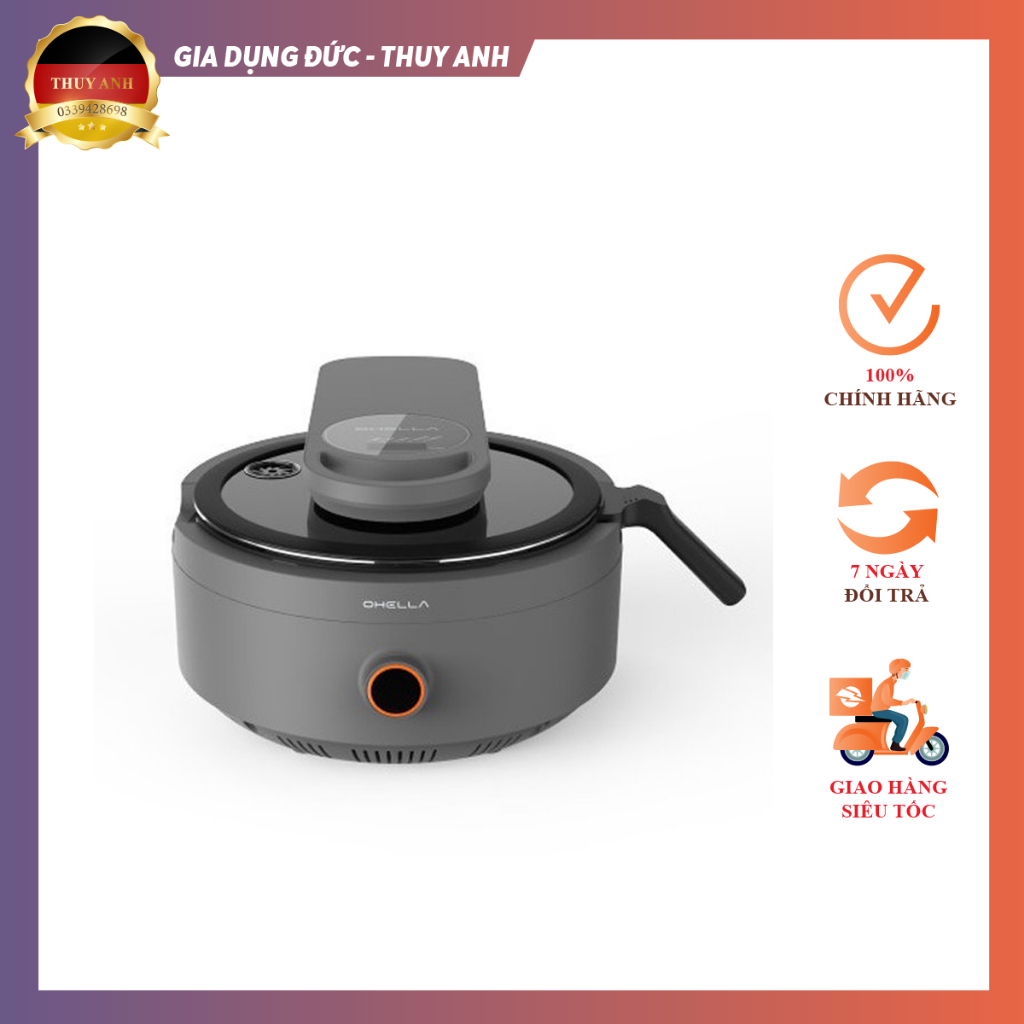 Nồi đa năng Ohella Hàn Quốc tự đảo, xào, rang