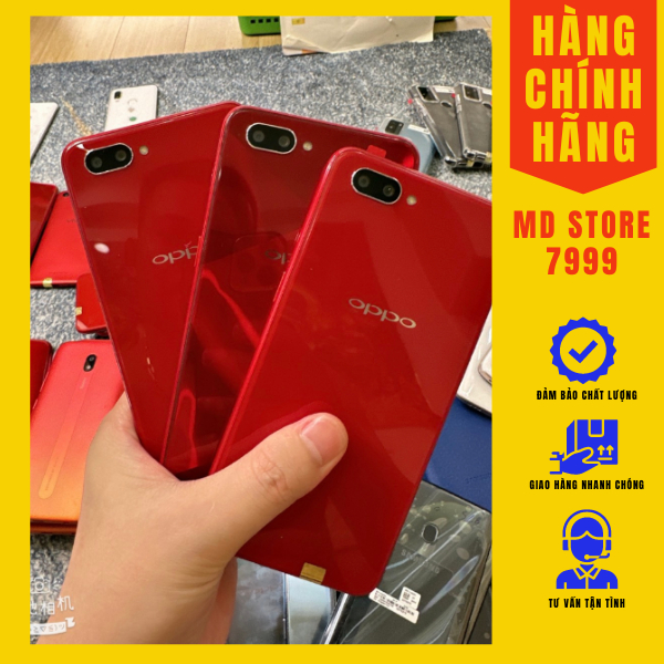 Điện thoại oppo a3s ⚡ CHÍNH HÃNG ⚡ Máy mới đẹp keng màn hình tai thỏ sáng đẹp full chức năng kèm tặng cáp sạc