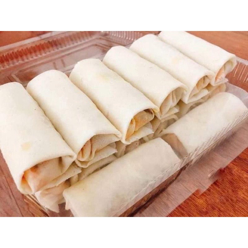 Túi 30 Lá bánh bò bía đậu xanh - vỏ bò bía làm nem cuốn chả giò